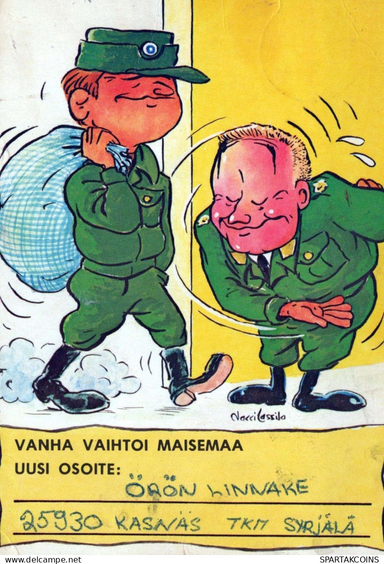 SOLDATS HUMOUR Militaria Vintage Carte Postale CPSM #PBV811.A - Humoristiques
