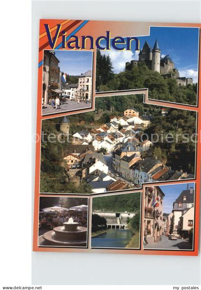 72582167 Vianden Ville Historique Vallee Romantique De L'Our Chateau - Autres & Non Classés