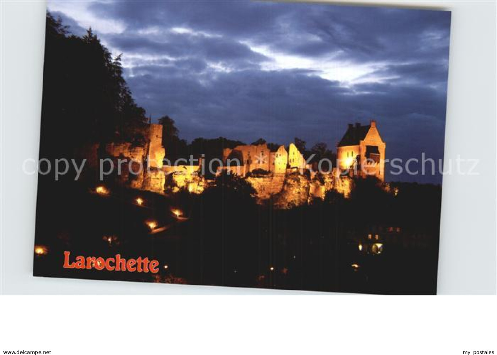 72582162 Larochette_Luxembourg Chateau La Nuit Schloss - Autres & Non Classés