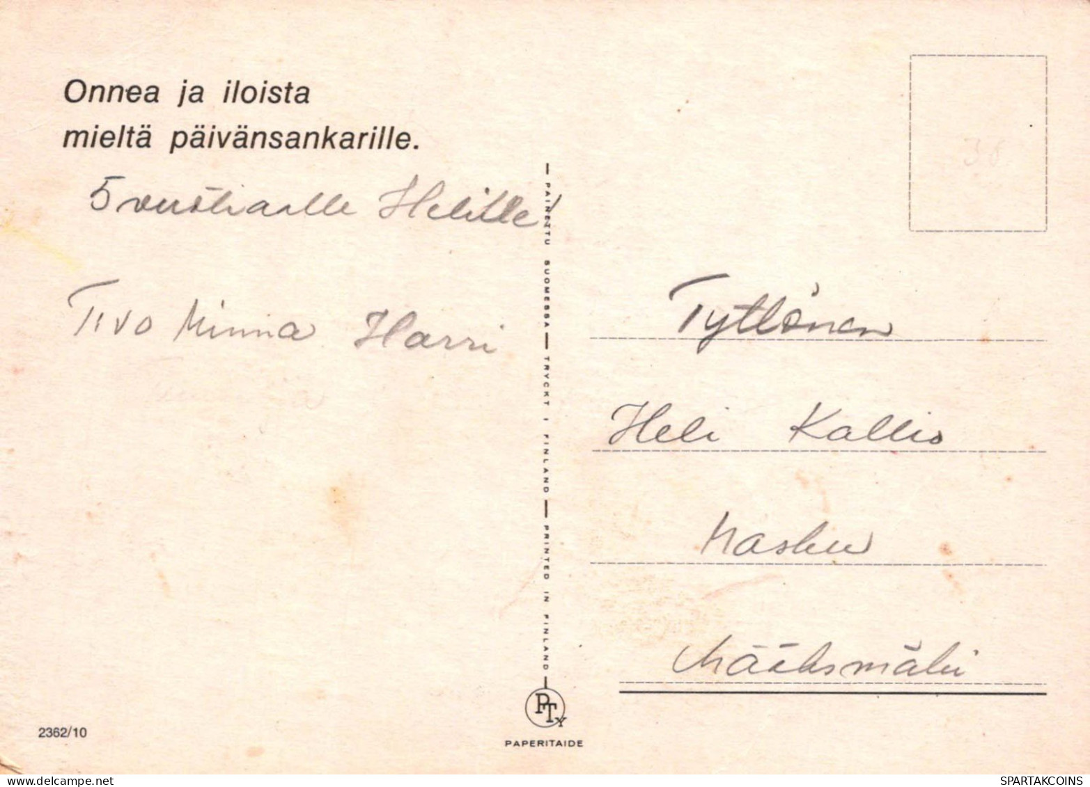ALLES GUTE ZUM GEBURTSTAG 5 Jährige Vintage Postal CPSM #PBT930.A - Anniversaire