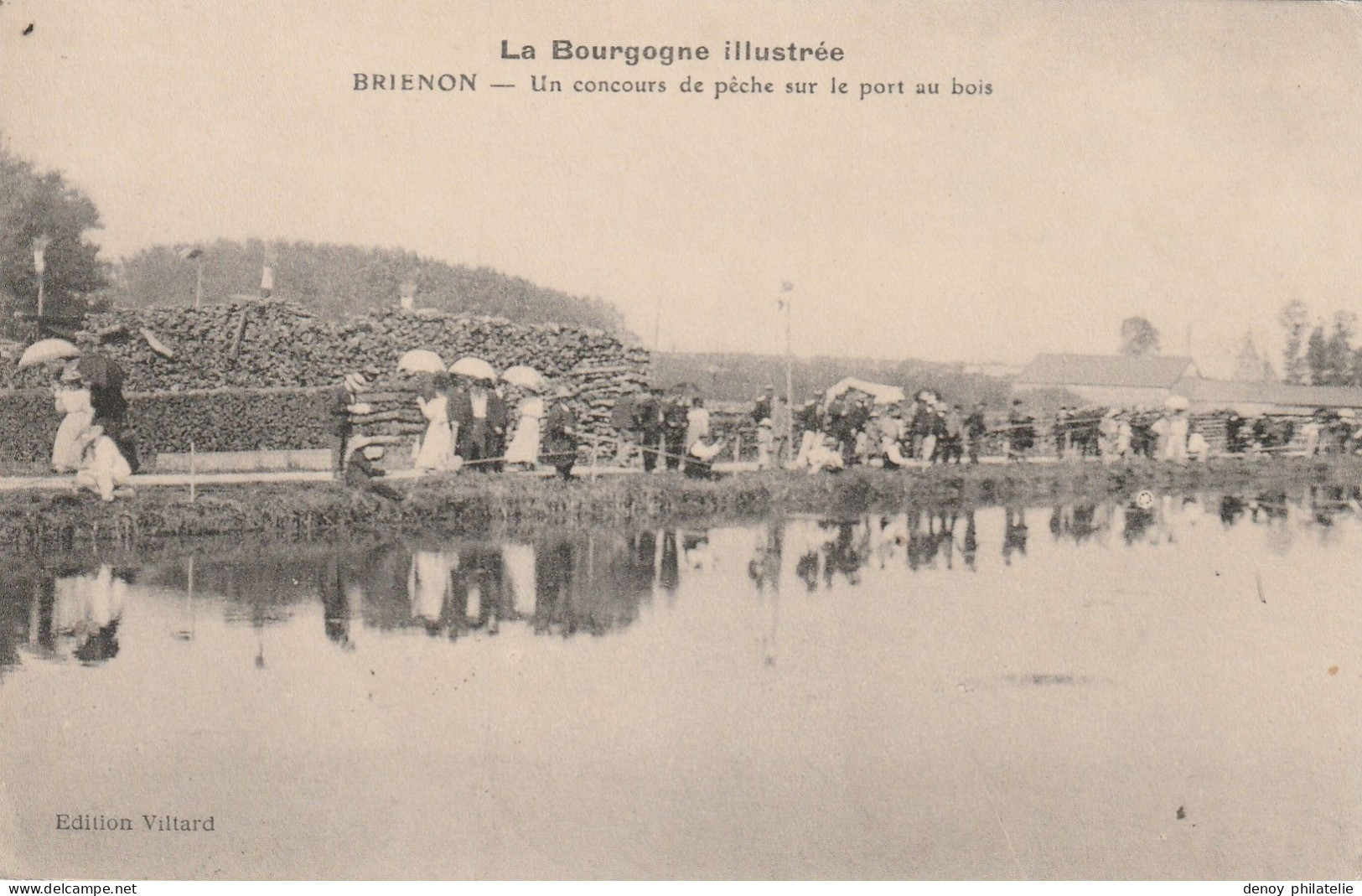 89 - BRIENON - UN CONCOURS DE PECHE SUR LE PORT AU BOIS - Brienon Sur Armancon