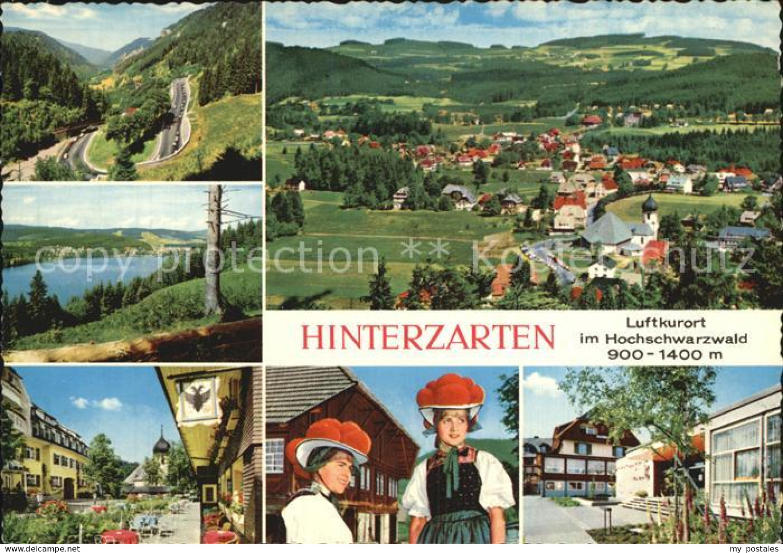 72582064 Hinterzarten Hoellentalstr Panorama Titisee Dorfmotive Schwarzwaelderin - Hinterzarten