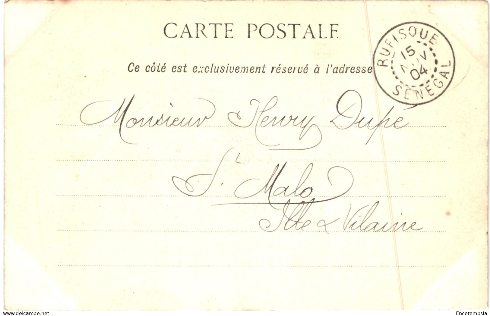 CPA Carte Postale Sénégal Course De RUFISQUE 1904  VM80910 - Sénégal