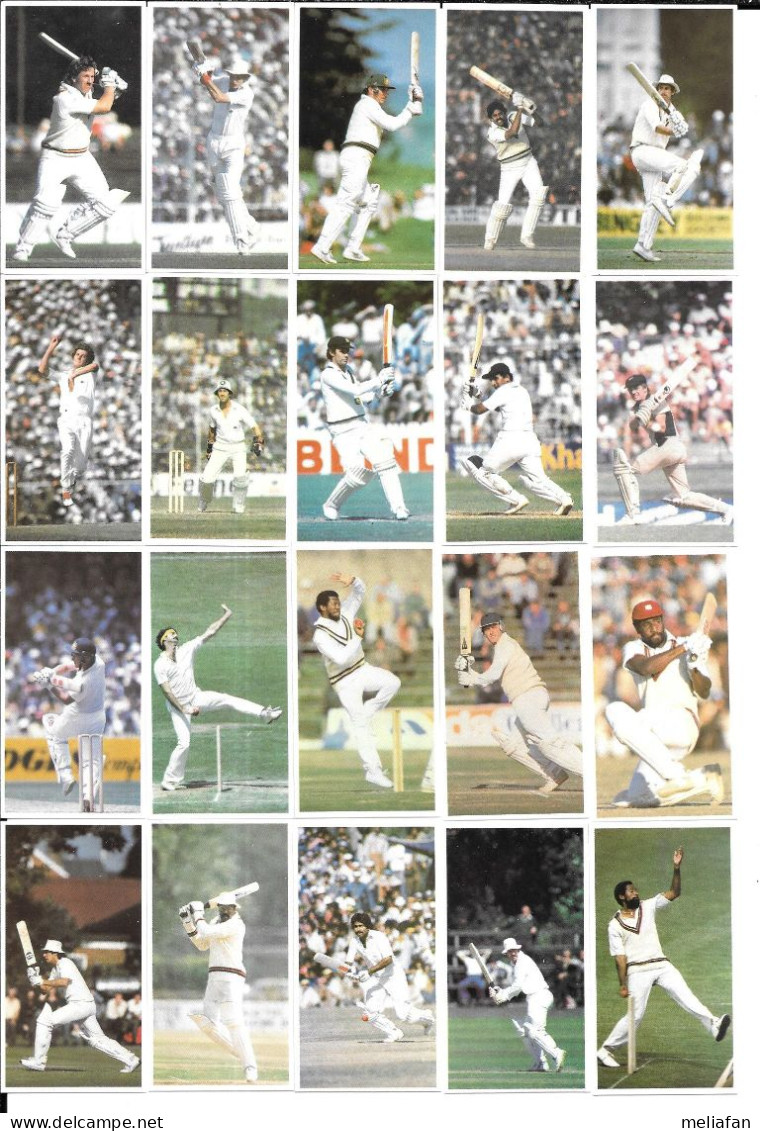 BB11 - COMPLETE CARDS SET HOBBYPRESS - THE WORLD'S GREAT CRICKETERS - CRICKET - Altri & Non Classificati