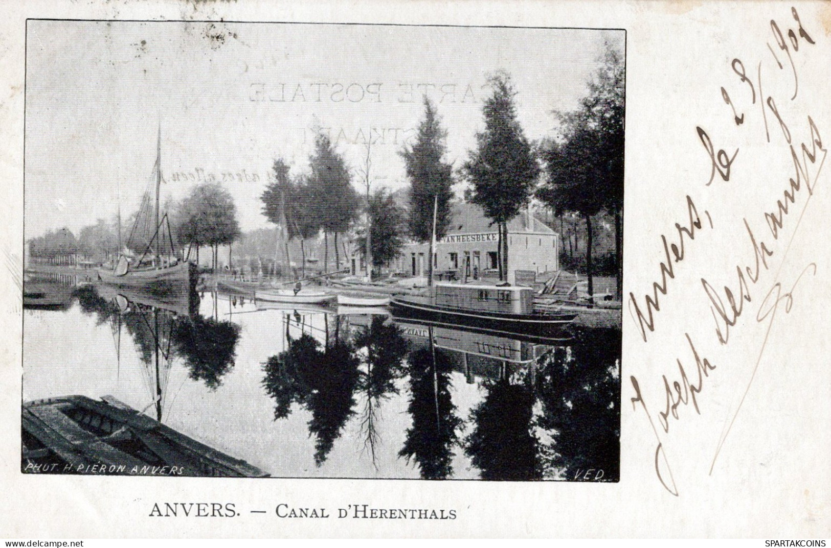 BELGIEN ANTWERPEN Postkarte CPA #PAD245.A - Antwerpen