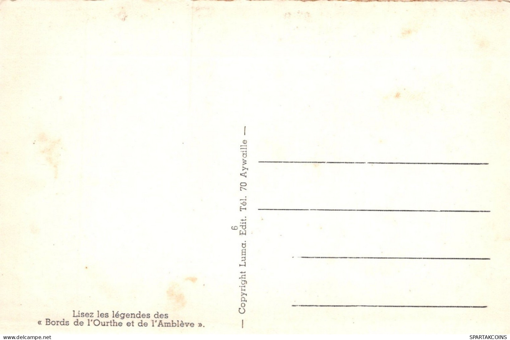 BELGIO COO WATERFALL Provincia Di Liegi Cartolina CPA Unposted #PAD198.A - Stavelot