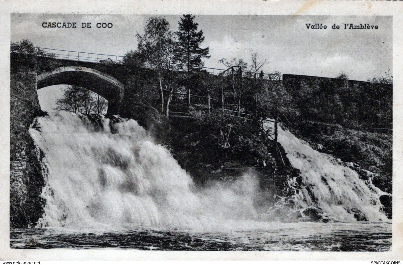 BÉLGICA CASCADA DE COO Provincia De Lieja Postal CPA Unposted #PAD187.A - Stavelot