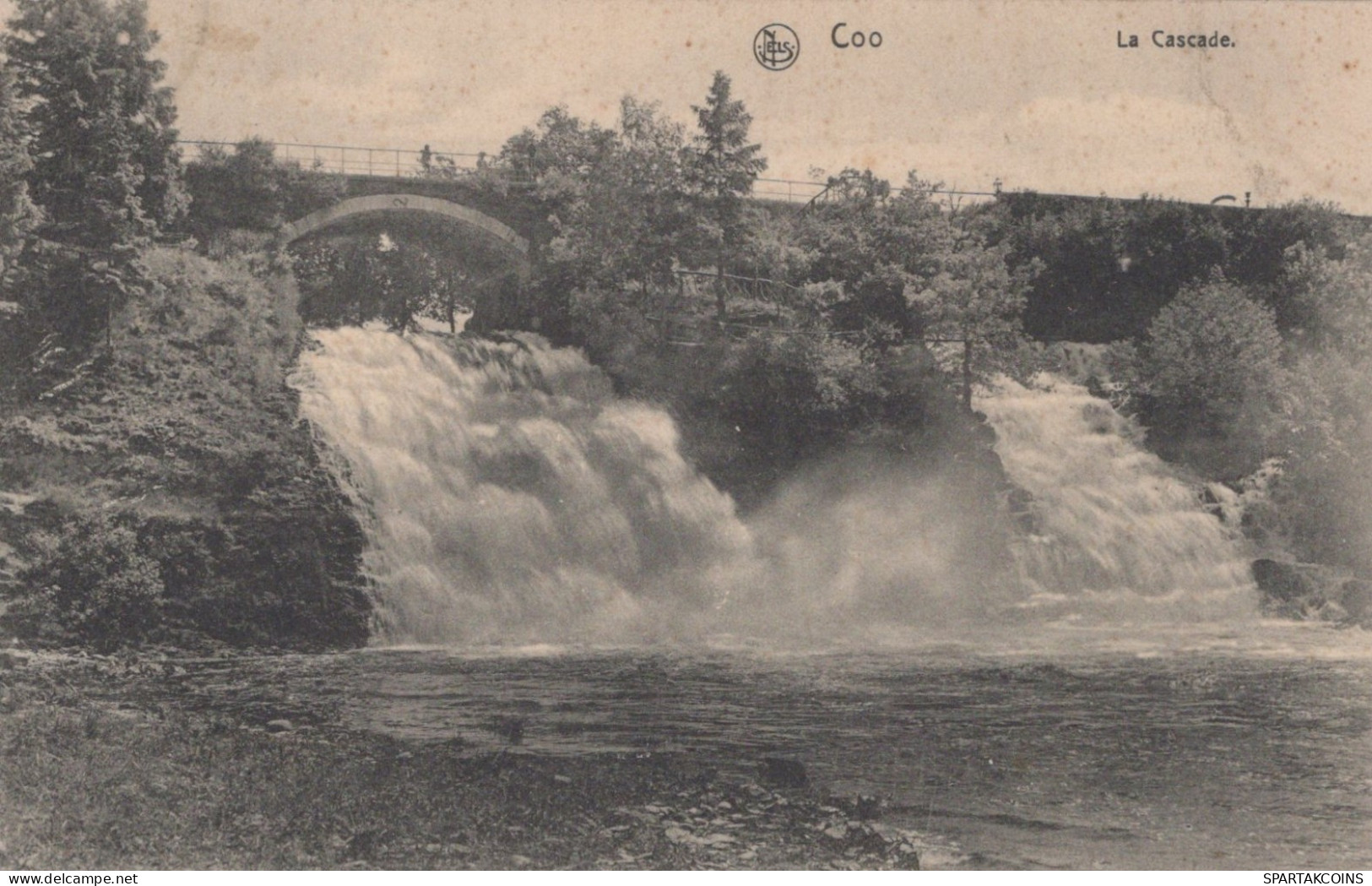 BELGIO COO WATERFALL Provincia Di Liegi Cartolina CPA #PAD203.A - Stavelot