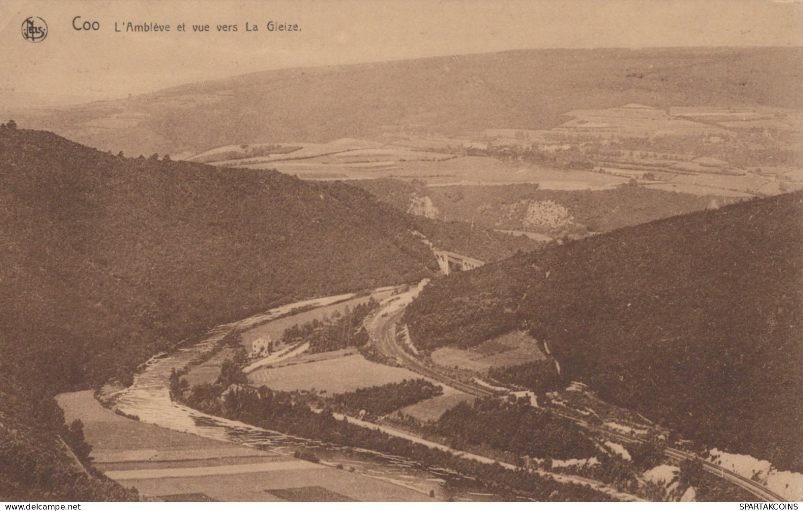 BÉLGICA CASCADA DE COO Provincia De Lieja Postal CPA Unposted #PAD132.A - Stavelot