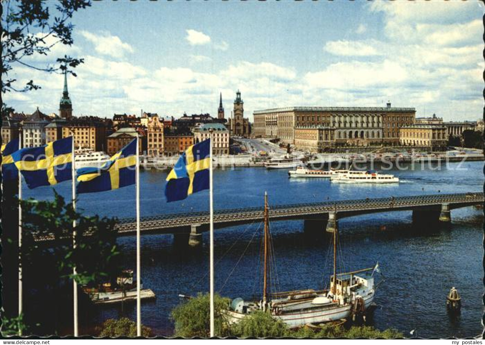 72581995 Stockholm Kungliga Slottet Och Stroembron Stockholm - Suède