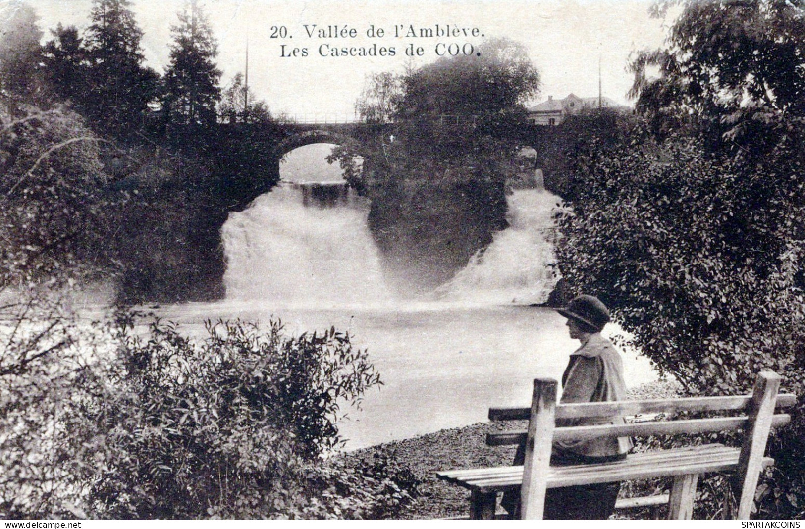 BÉLGICA CASCADA DE COO Provincia De Lieja Postal CPA #PAD142.A - Stavelot