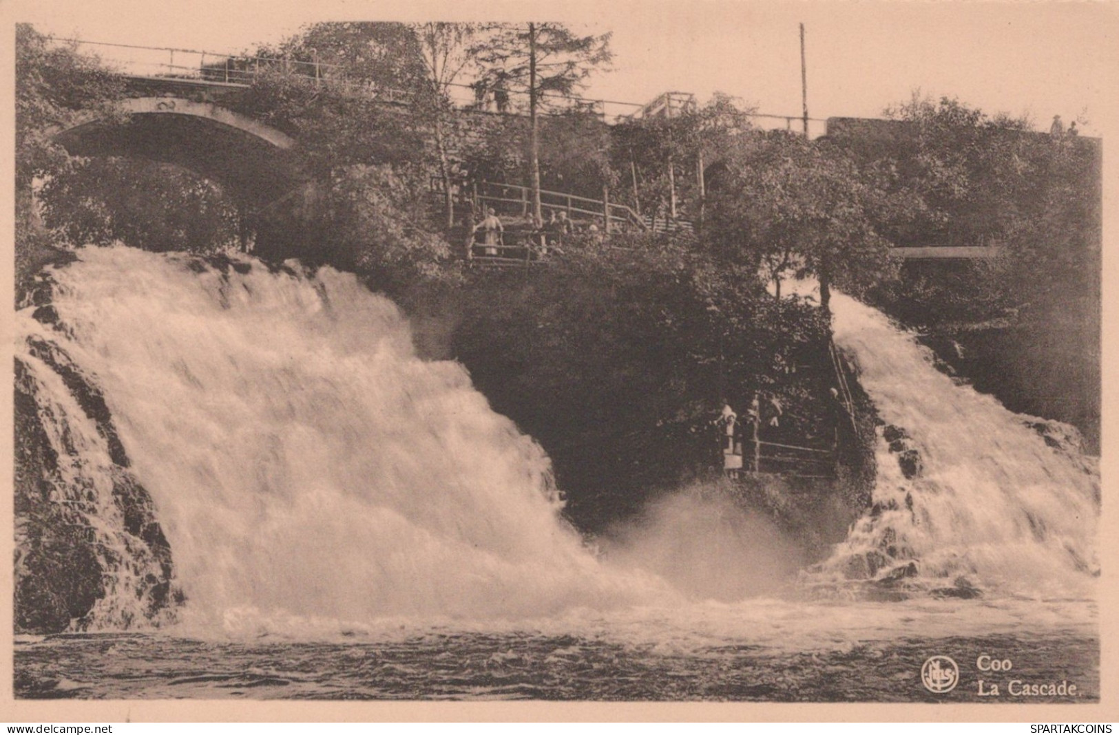 BÉLGICA CASCADA DE COO Provincia De Lieja Postal CPA Unposted #PAD087.A - Stavelot