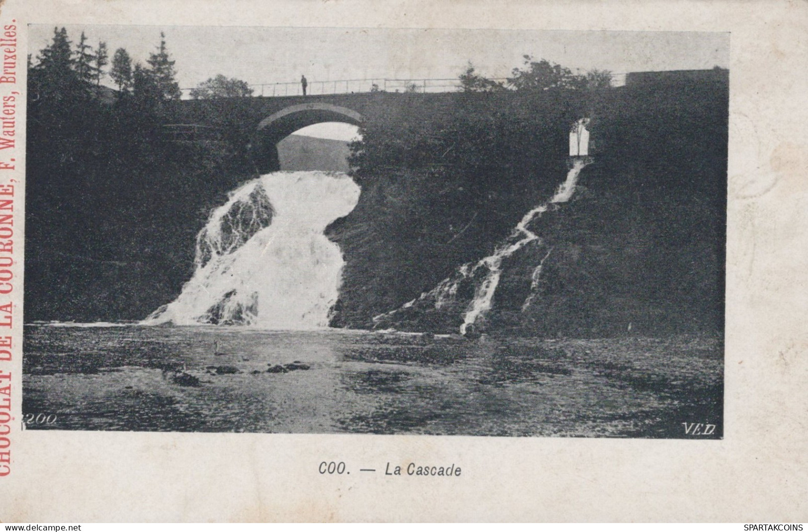 BELGIEN COO WASSERFALL Provinz Lüttich (Liège) Postkarte CPA Unposted #PAD075.A - Stavelot