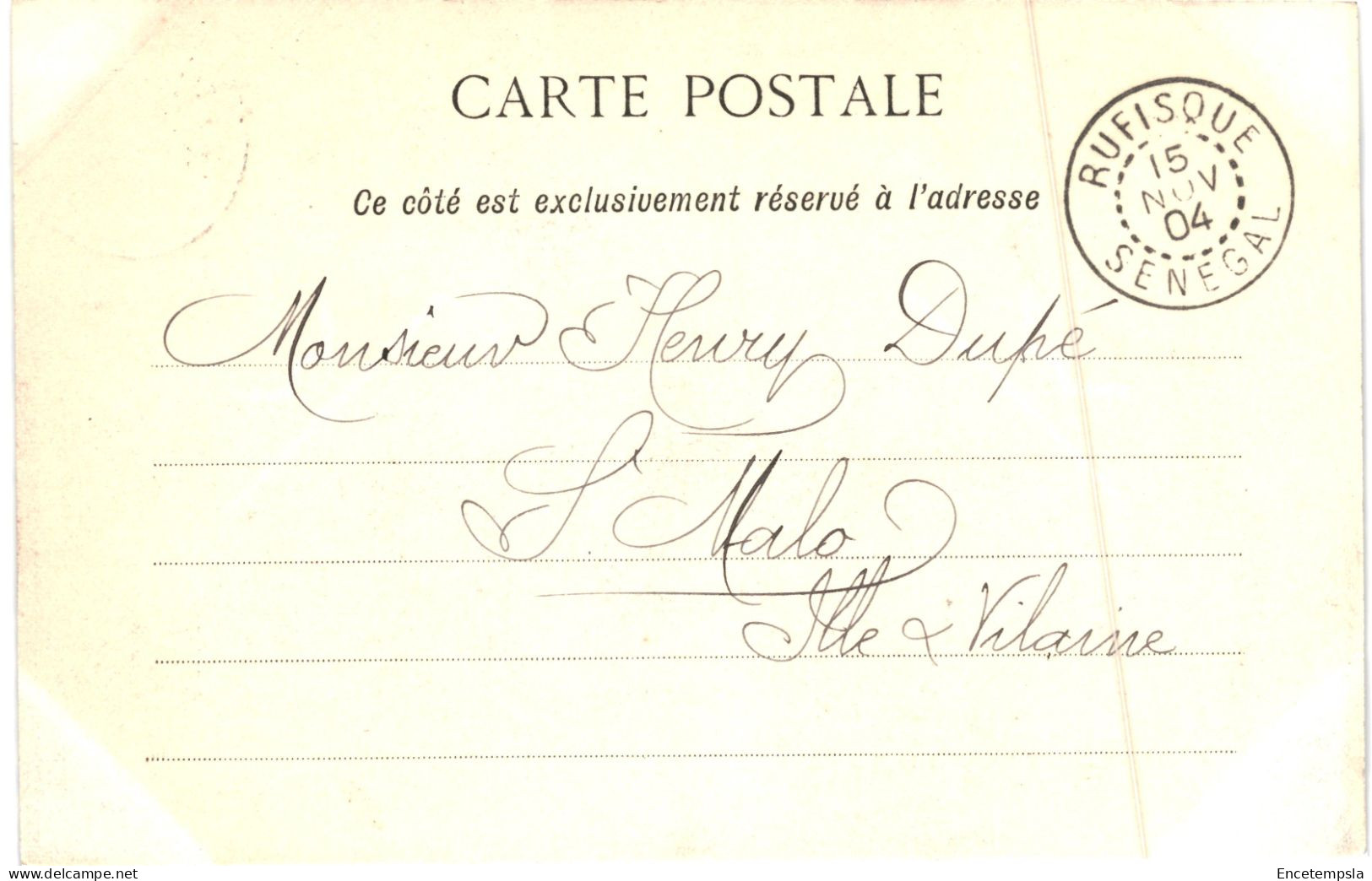 CPA Carte Postale Sénégal Course De RUFISQUE 1904  VM80911 - Sénégal