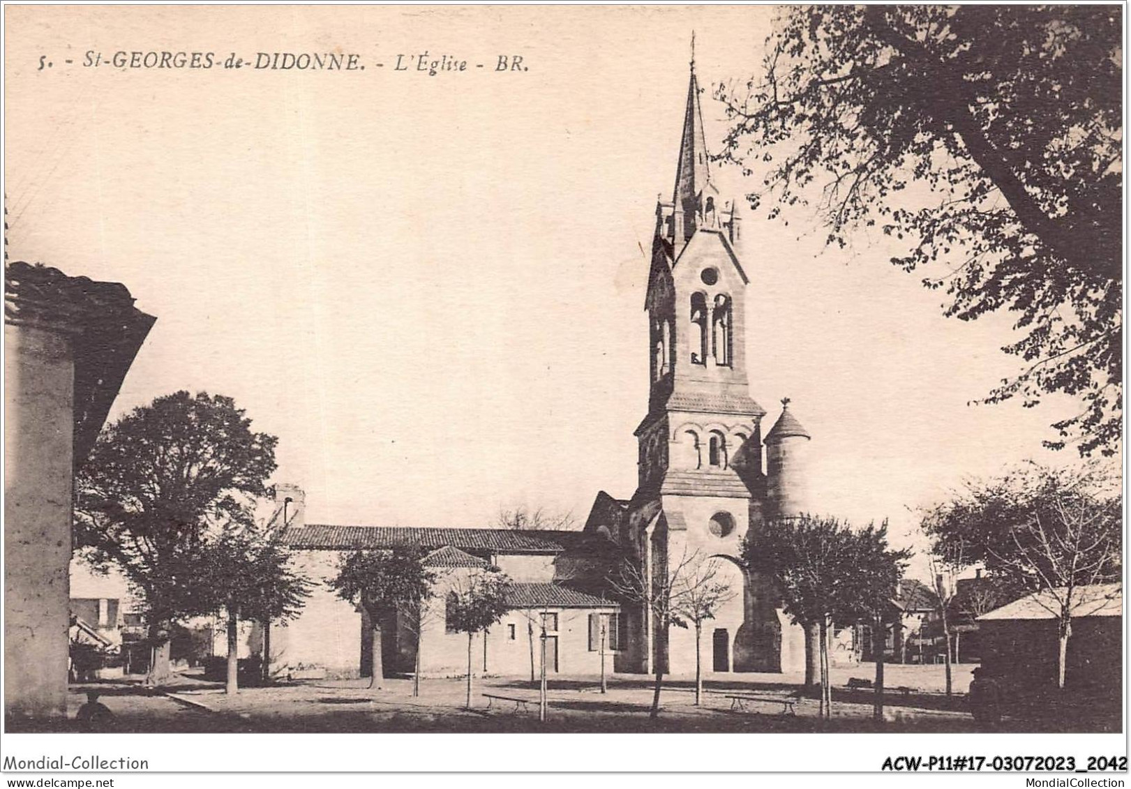 ACWP11-17-1029 - SAINT-GEORGES DE DIDONNE - L'église - Saint-Georges-de-Didonne