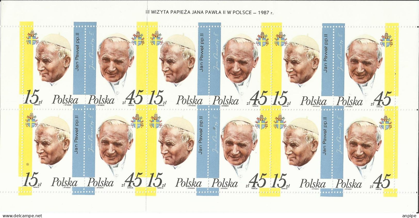 POLONIA, JUAN PABLO II - Unused Stamps