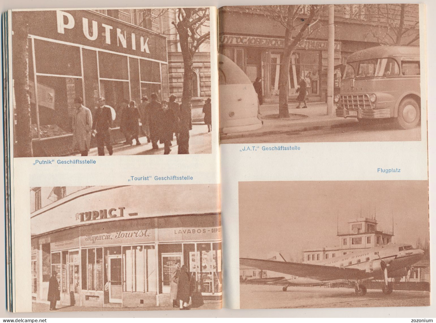 1950s Beograd, Serbia, Yugoslavia Vintage Turistic Brochure Old Prospect - Dépliants Touristiques