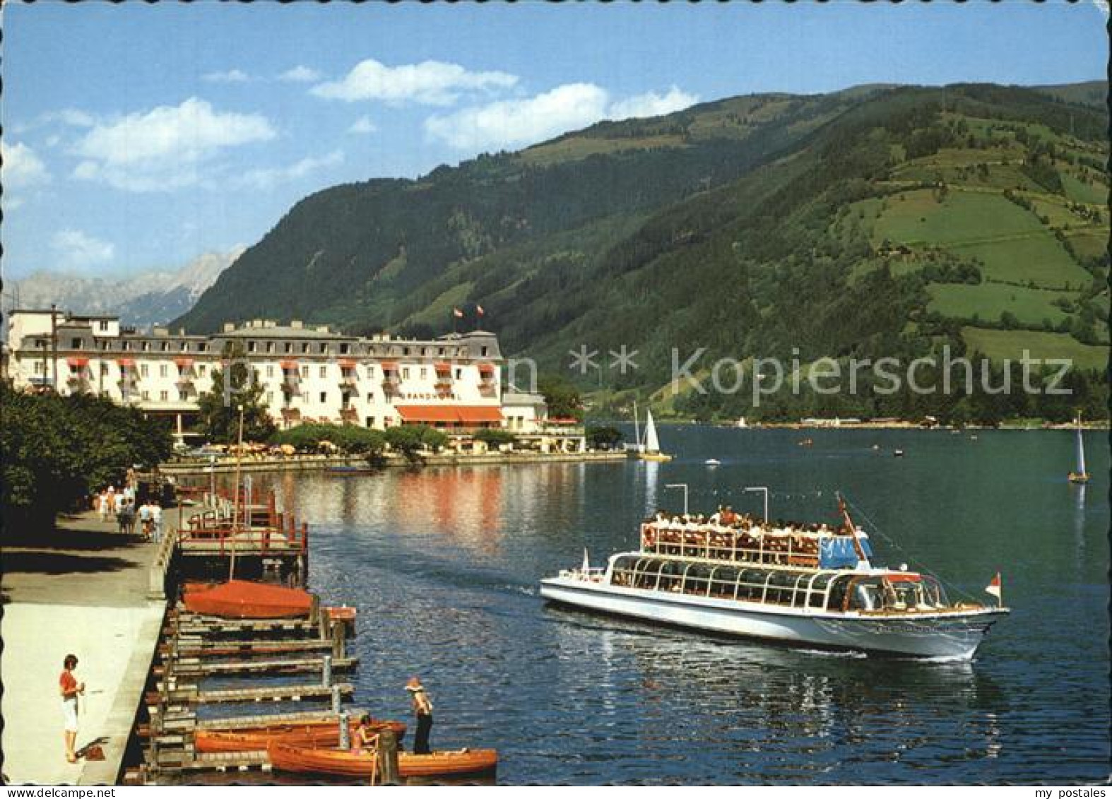 72581829 Zell See Uferpromenade Und Grand-Hotel Zell Am See - Autres & Non Classés