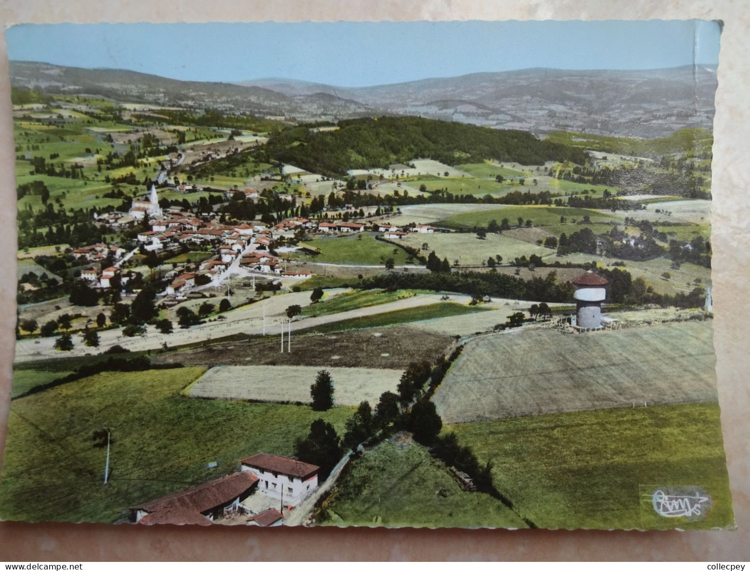 CPSM 42 SAINT MARTIN LA SAUVETTE Vue Aérienne - Autres & Non Classés