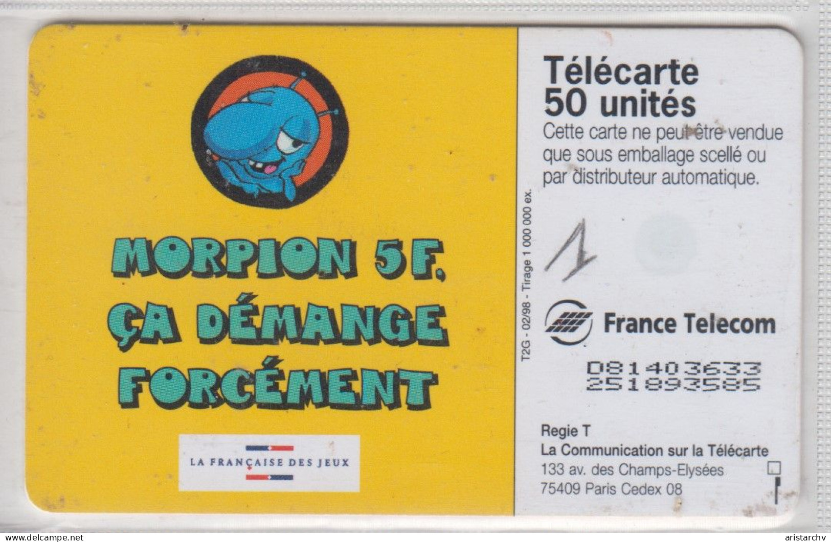 FRANCE 1998 MORPION - 1998