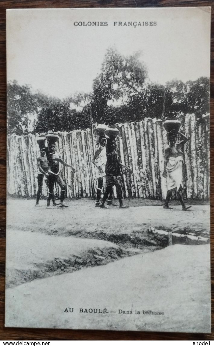 COTE D'IVOIRE AU BAOULE Dans La Brousse - Elfenbeinküste