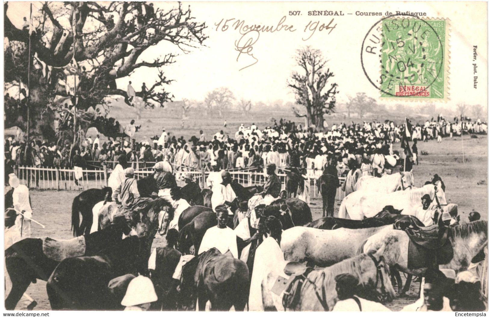 CPA Carte Postale Sénégal Course De RUFISQUE 1904  VM80915 - Sénégal