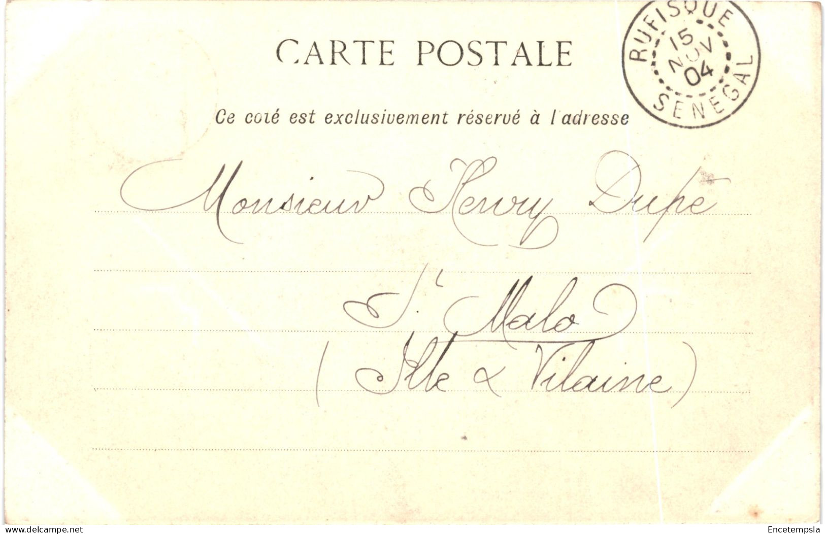 CPA Carte Postale Sénégal Course De RUFISQUE 1904  VM80915 - Sénégal