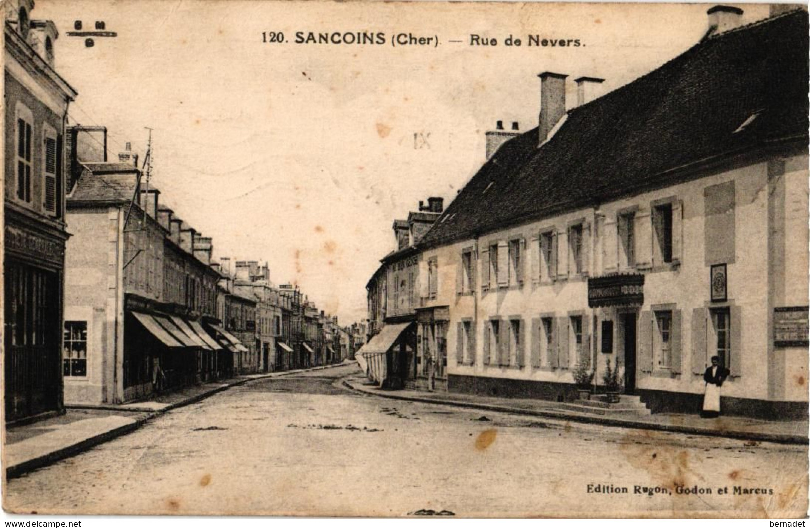 18 . SANCOINS . RUE DE NEVERS . 1931 - Sancoins