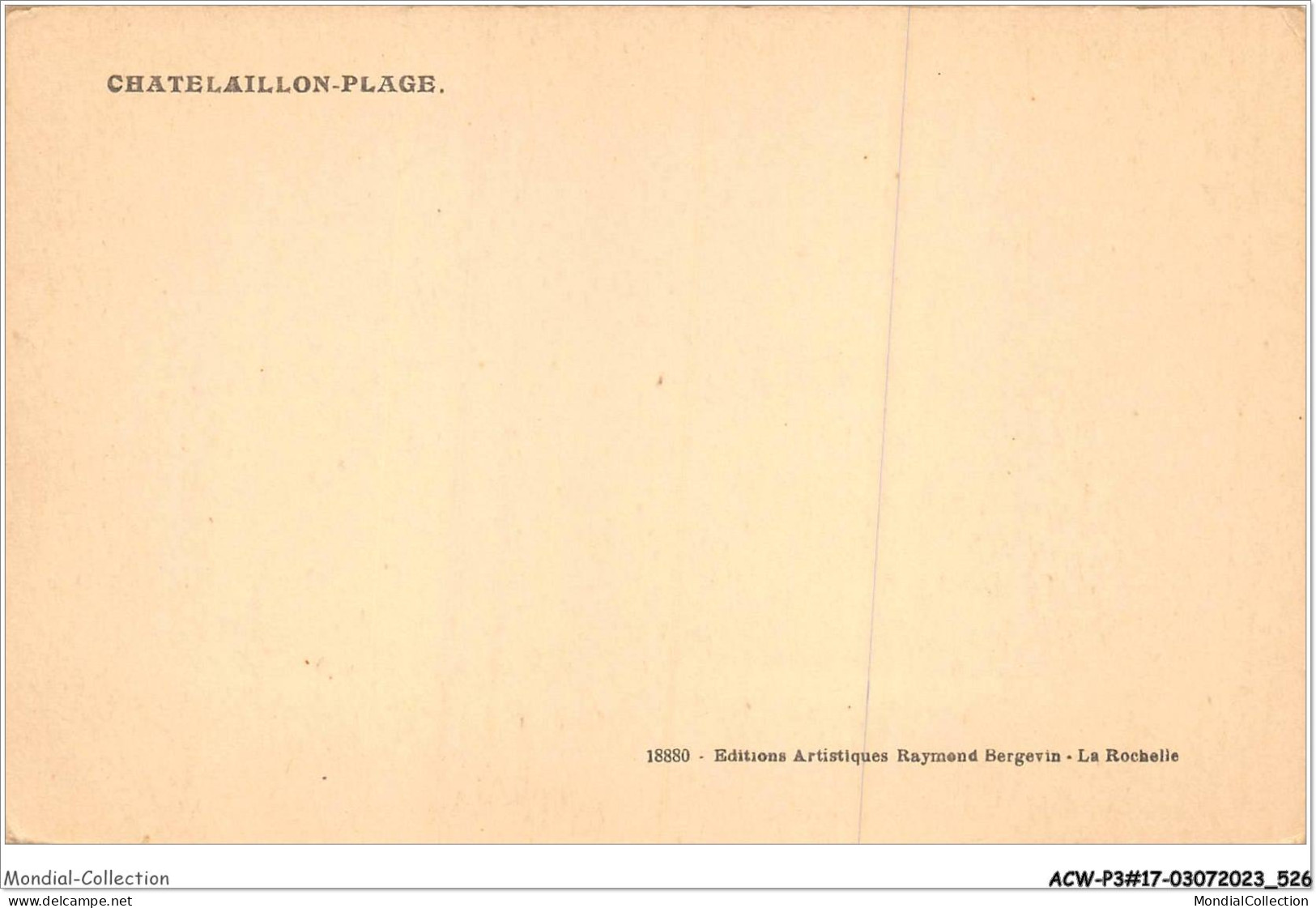 ACWP3-17-0265 - CHATELAILLON PLAGE  - Châtelaillon-Plage