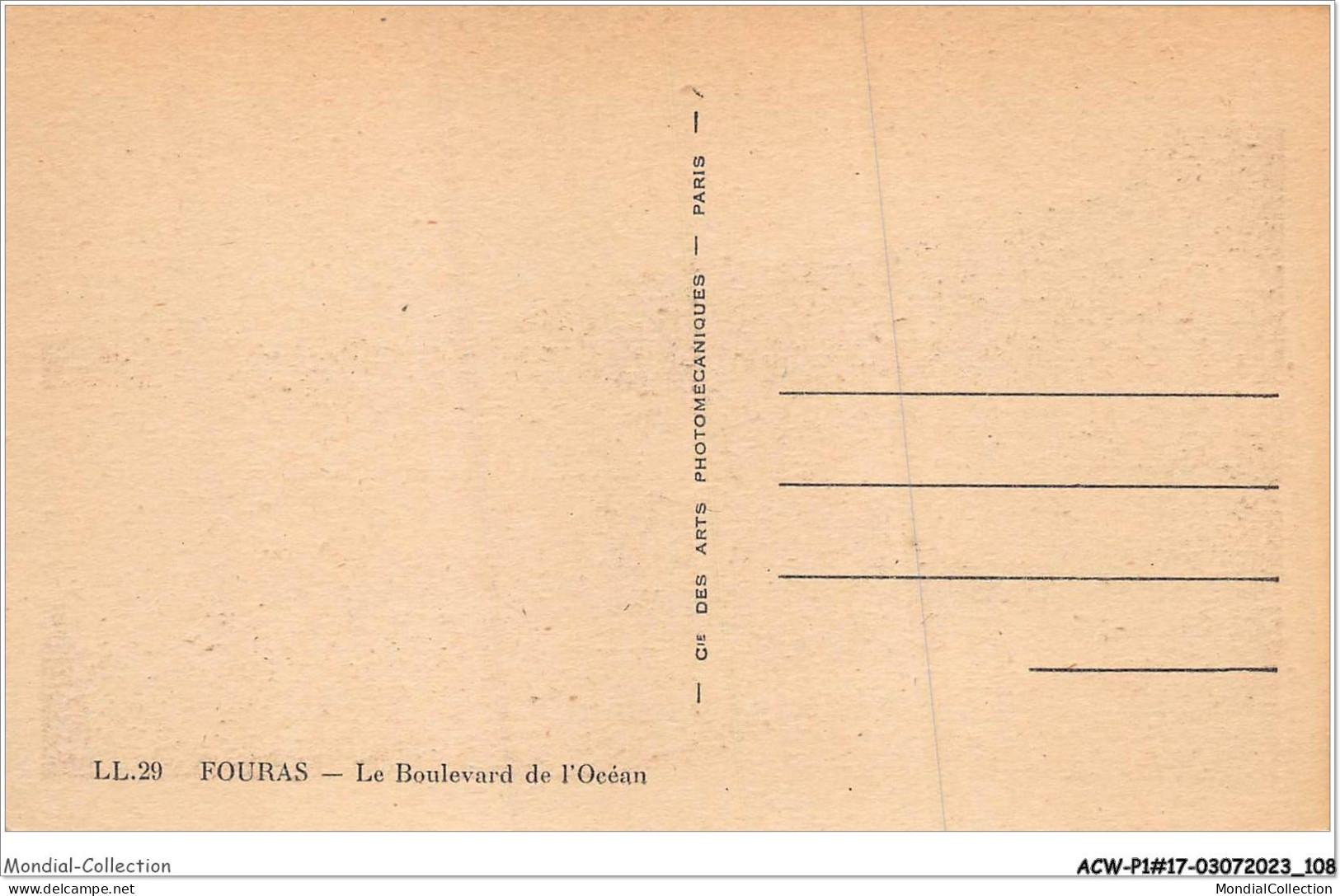 ACWP1-17-0055 - FOURAS - Le Boulevard De L'océan - Fouras-les-Bains