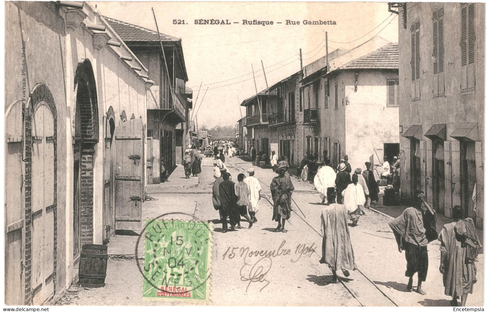 CPA Carte Postale Sénégal  RUFISQUE Rue Gambetta  1904  VM80916 - Sénégal