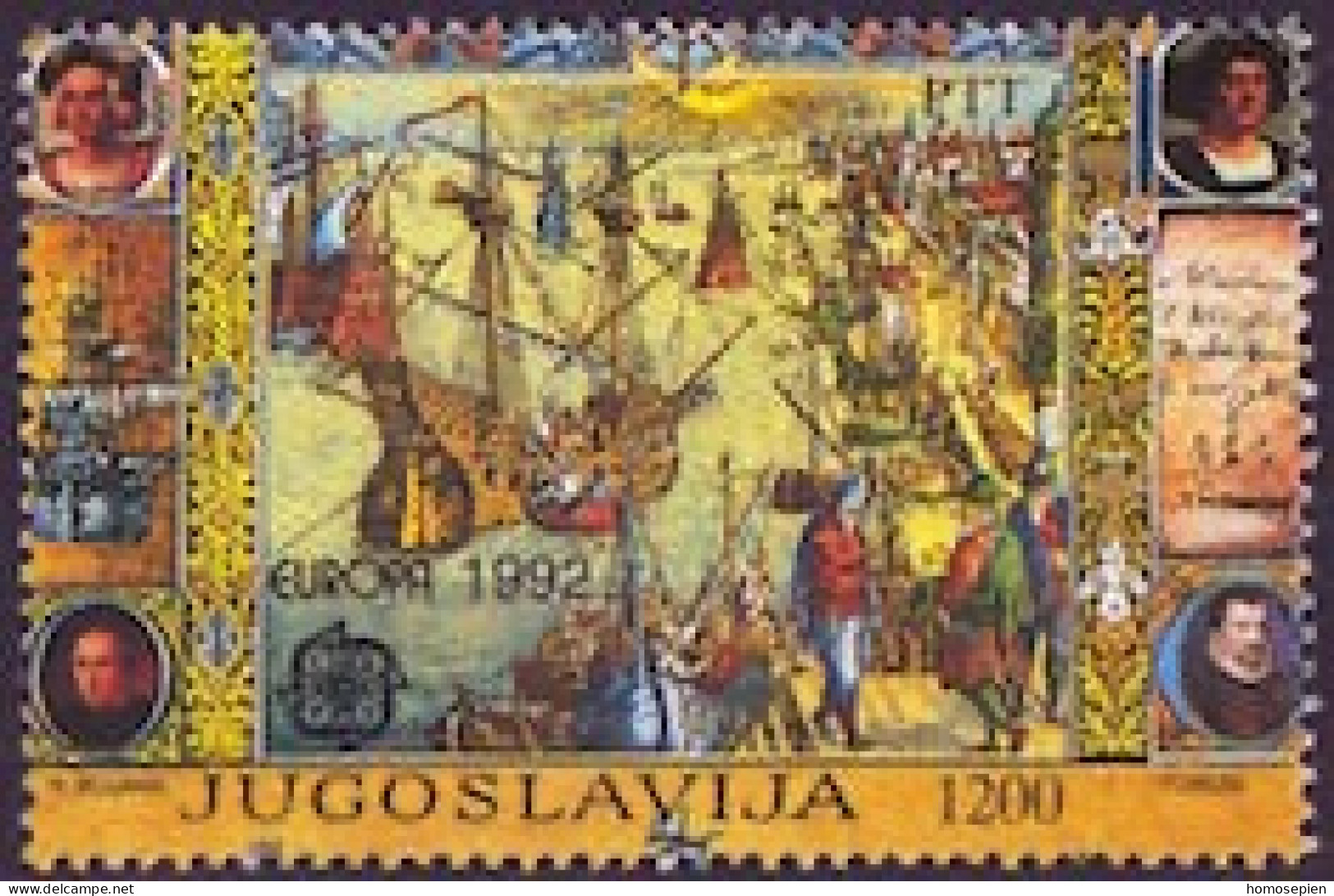 Yougoslavie - Jugoslawien - Yugoslavia 1992 Y&T N°2399 - Michel N°2536 *** - 1200d EUROPA - Neufs