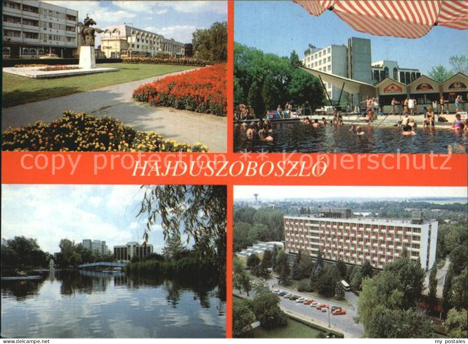 72581338 Hajdúszoboszló  Denkmal Schwimmbad Hochhaus Weiher Budapest - Hongrie