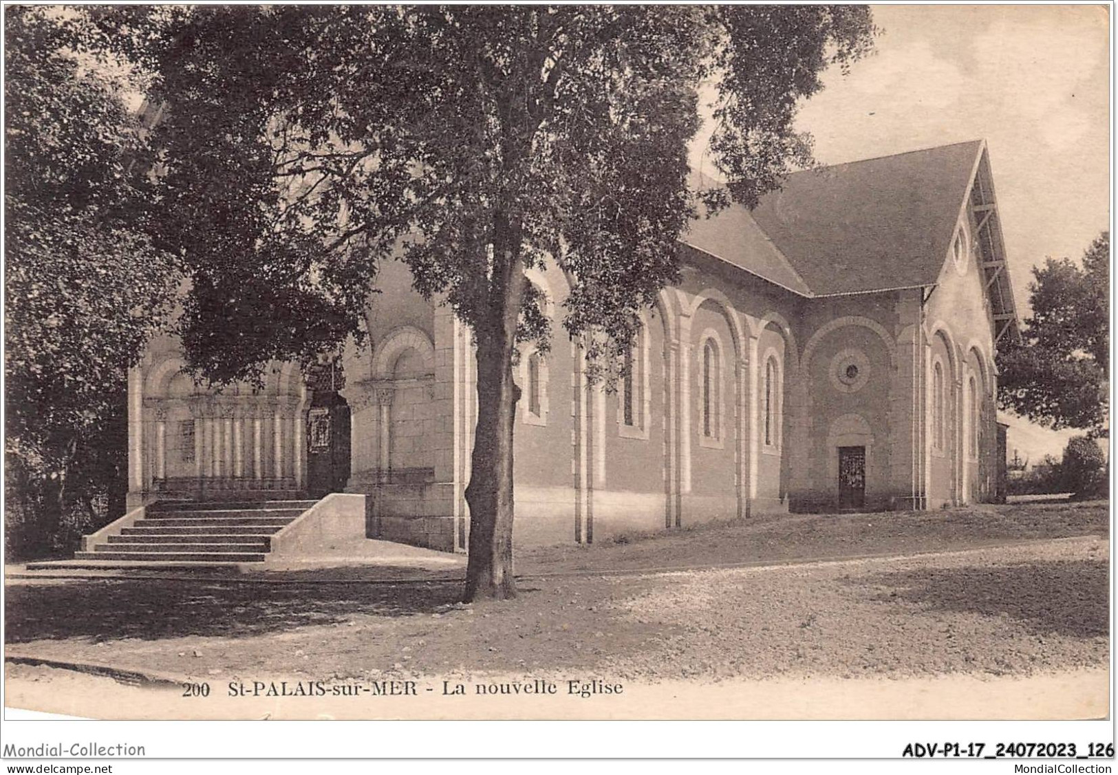 ADVP1-17-0064 - ST-PALAIS-SUR-MER - La Nouvelle église  - Saint-Palais-sur-Mer