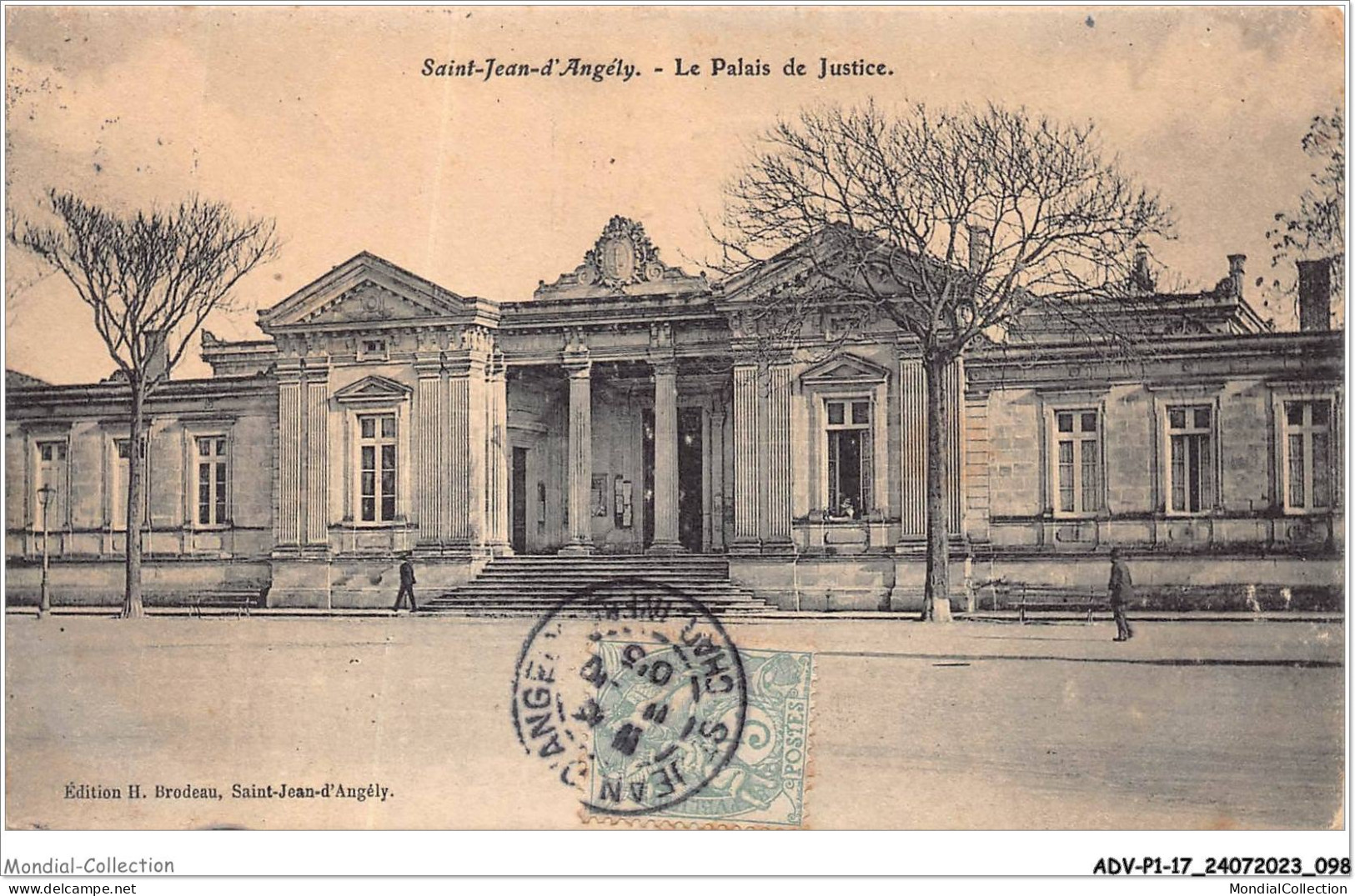 ADVP1-17-0050 - SAINT-JEAN-D'ANGELY - Le Palais De Justice  - Saint-Jean-d'Angely