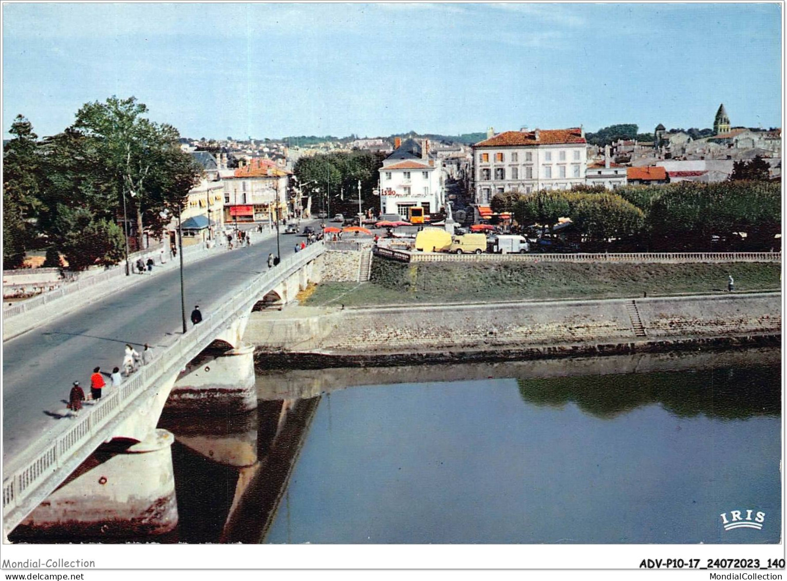 ADVP10-17-0834 - SAINTES - Char-mar - Le Pont Palissy Sur La Charente  - Saintes