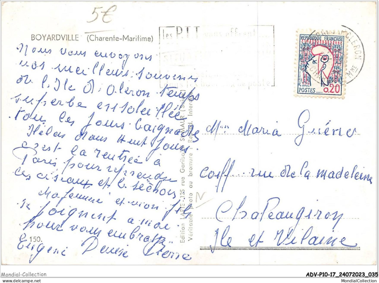 ADVP10-17-0781 - BOYARDVILLE - Char-mar  - Ile D'Oléron