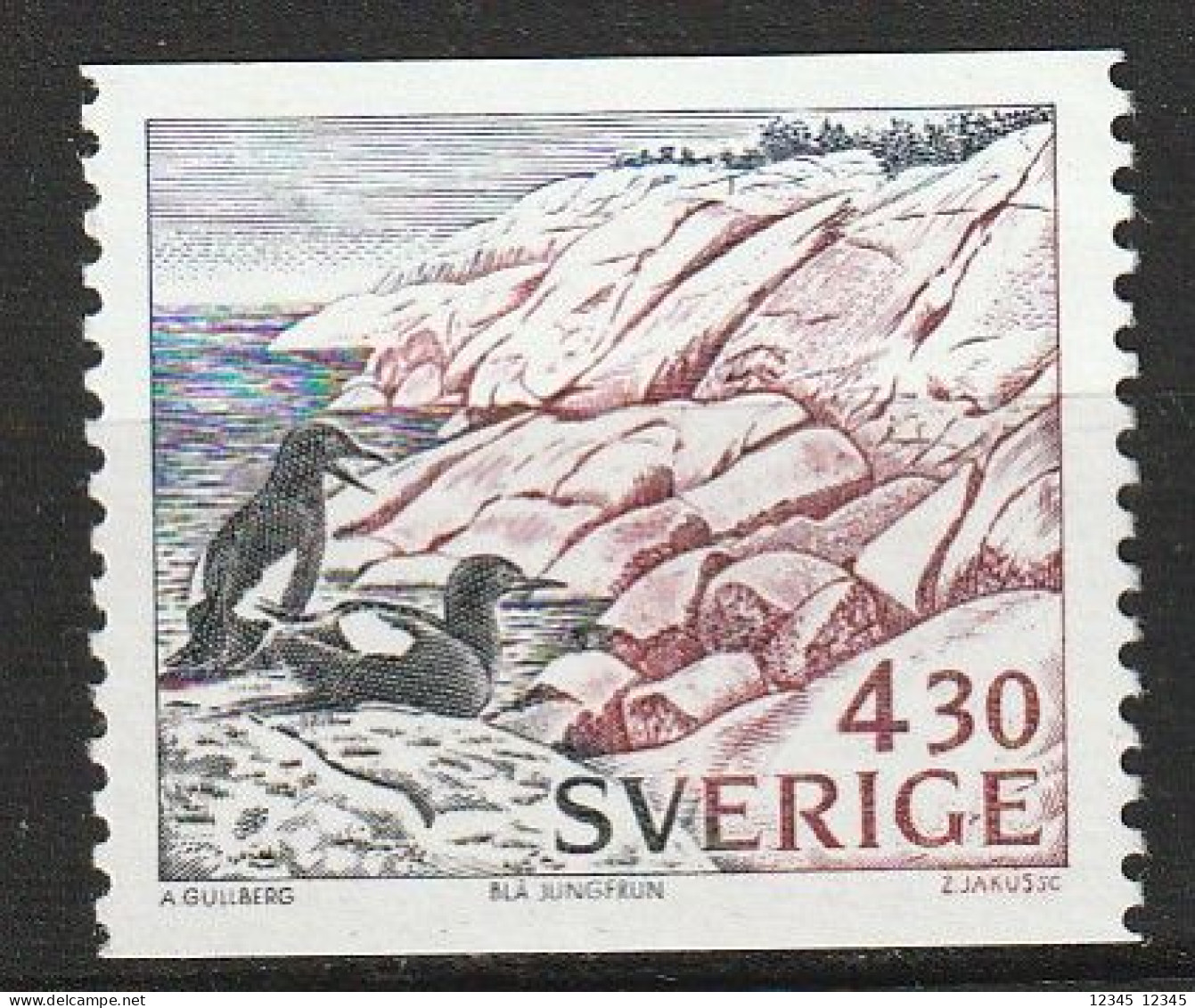 Zweden 1989, Postfris MNH, Birds - Unused Stamps