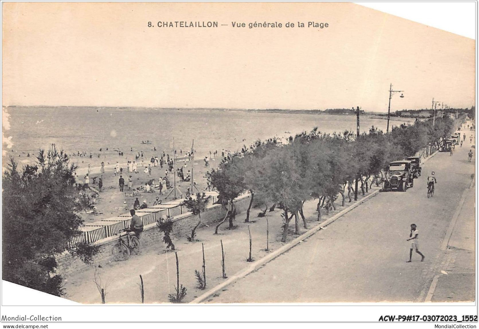 ACWP9-17-0782 - CHATELAILLON - Vue Générale De La Plage  - Châtelaillon-Plage