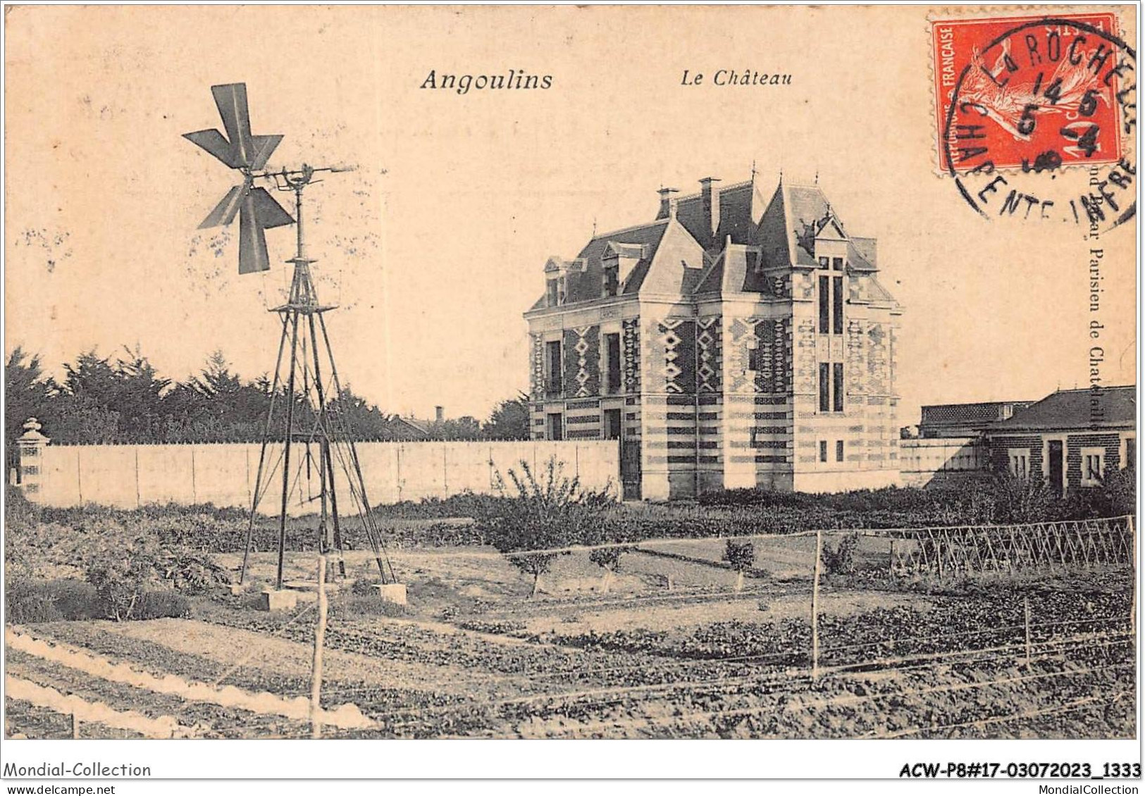 ACWP8-17-0672 - ANGOULINS - Le Chateau EOLIENNE - Angoulins