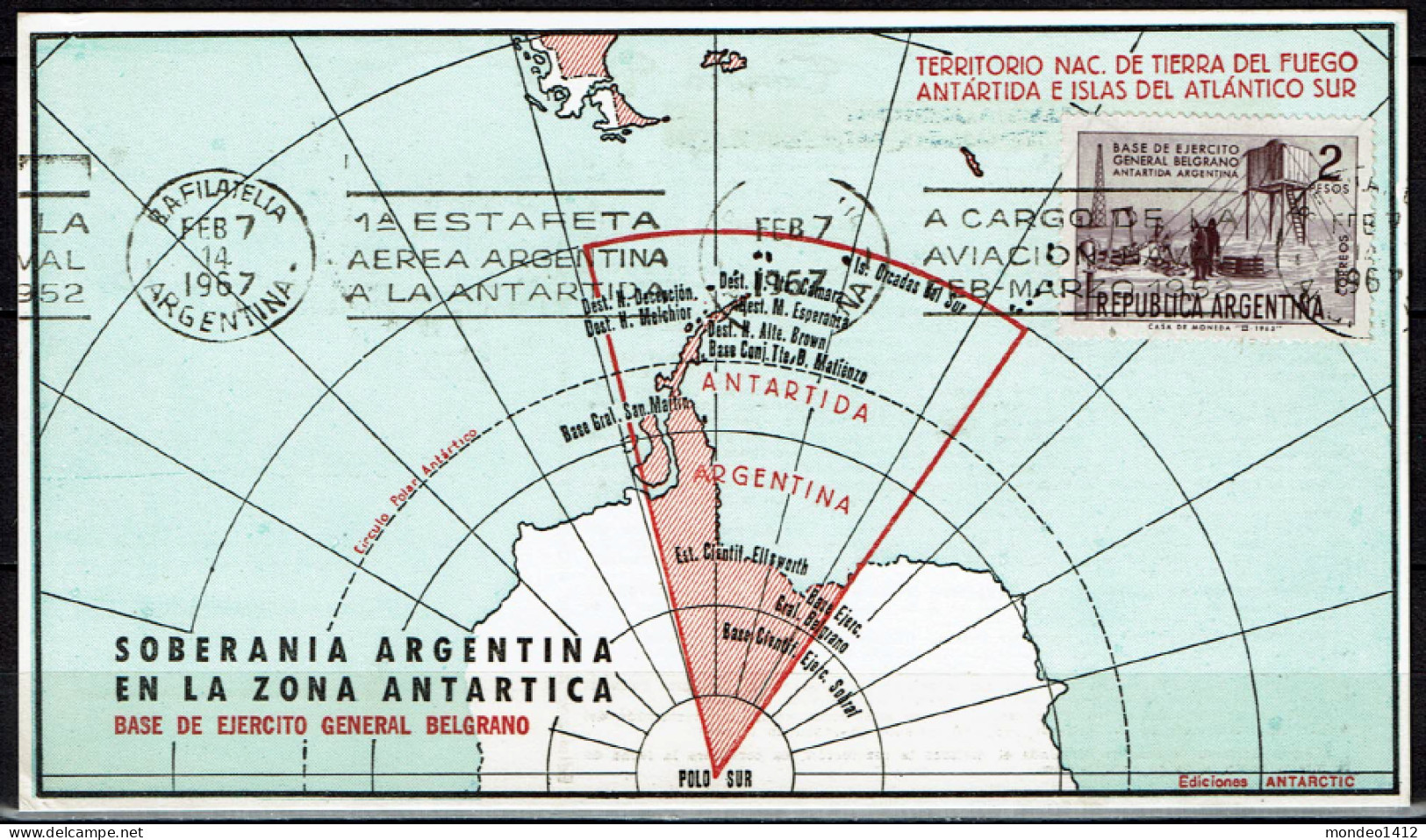 Antarctic Base Ejercito General Belgrano - Antartida Argentina - Sonstige & Ohne Zuordnung