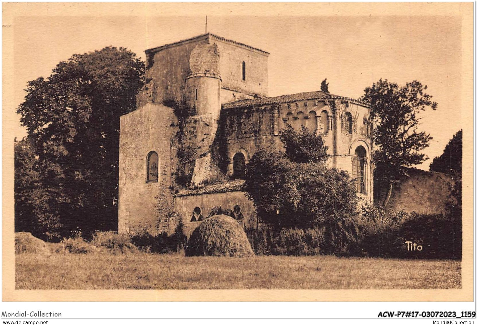 ACWP7-17-0584 - VAUX - Eglise Romane - Vaux-sur-Mer