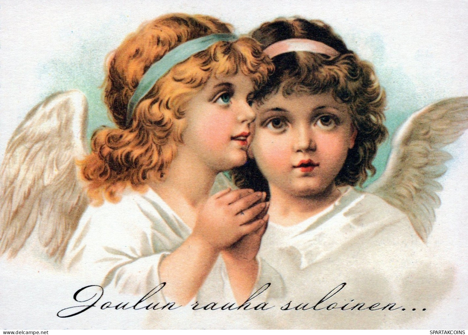 ANGEL CHRISTMAS Holidays Vintage Postcard CPSM #PAH213.GB - Anges