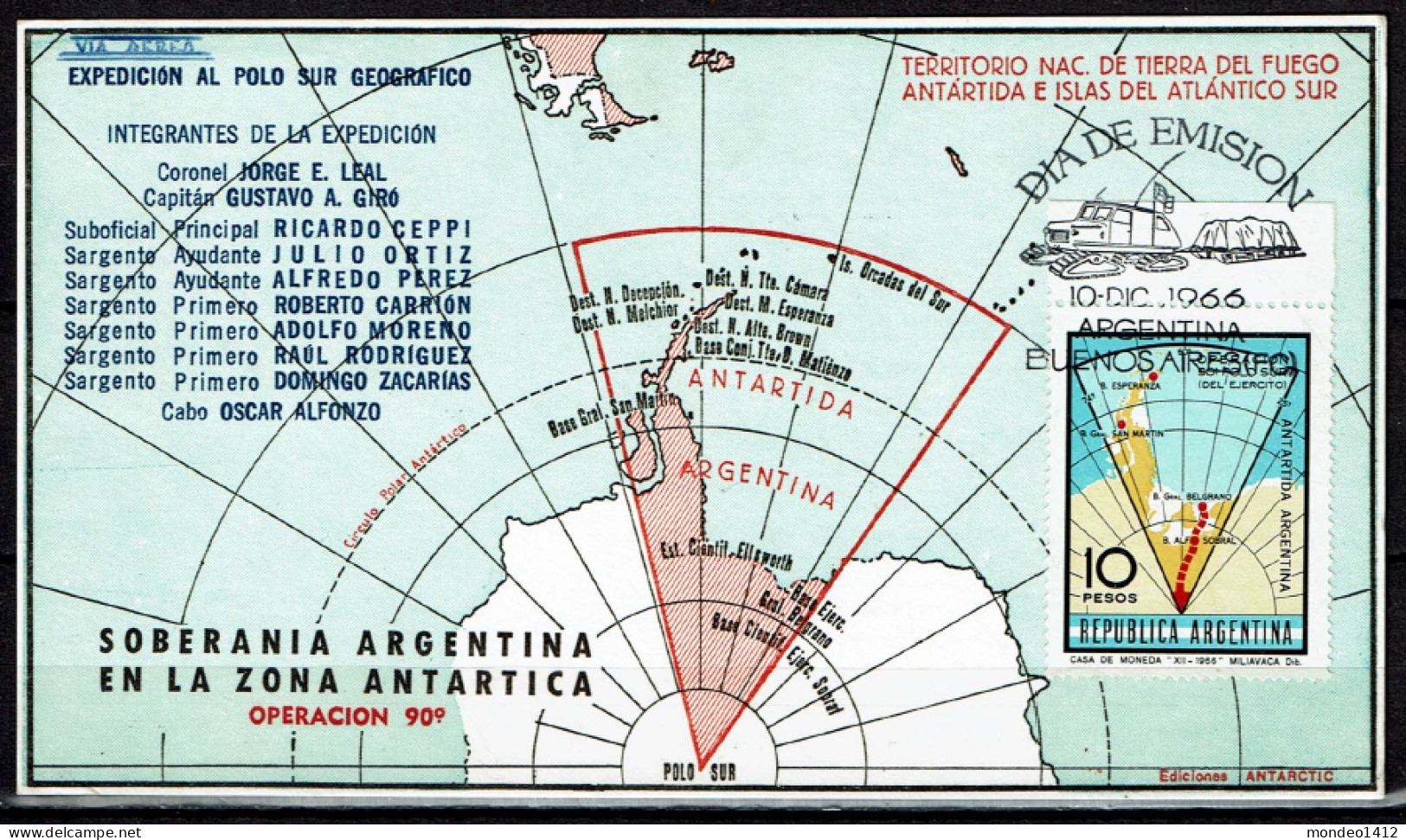 Antarctic Base Ejercito General Belgrano - Antartida Argentina - Autres & Non Classés