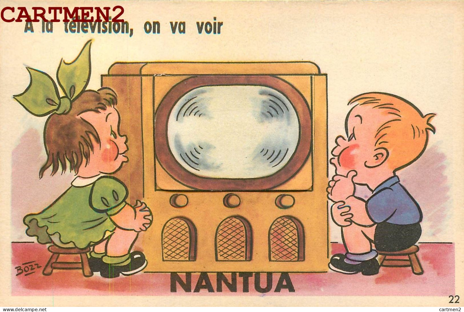NANTUA CARTE A SYSTEME TELEVISION 01 AIN - Non Classés