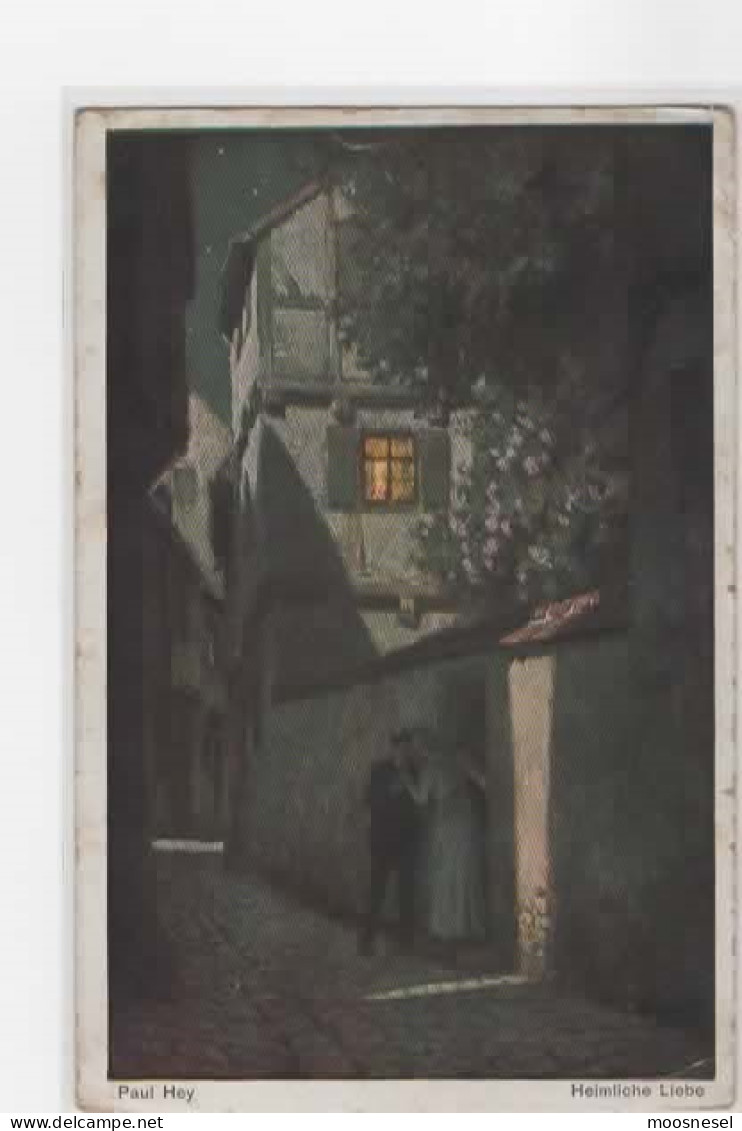 Antike Postkarte "Heimliche Libe" Von Paul Hey Nr.102 - Hey, Paul