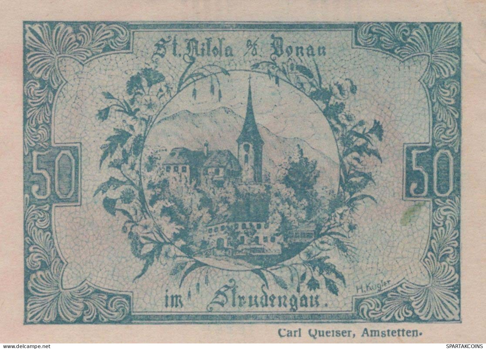 50 HELLER 1920 Stadt SANKT NIKOLA AN DER DONAU Oberösterreich Österreich #PE872 - [11] Local Banknote Issues
