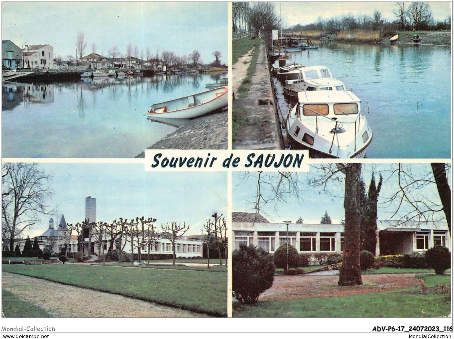 ADVP6-17-0512 - SOUVINR DE SAUJON - Le Port De Ribéroux - Les Thermes - Photo Studio Robinet  - Saujon