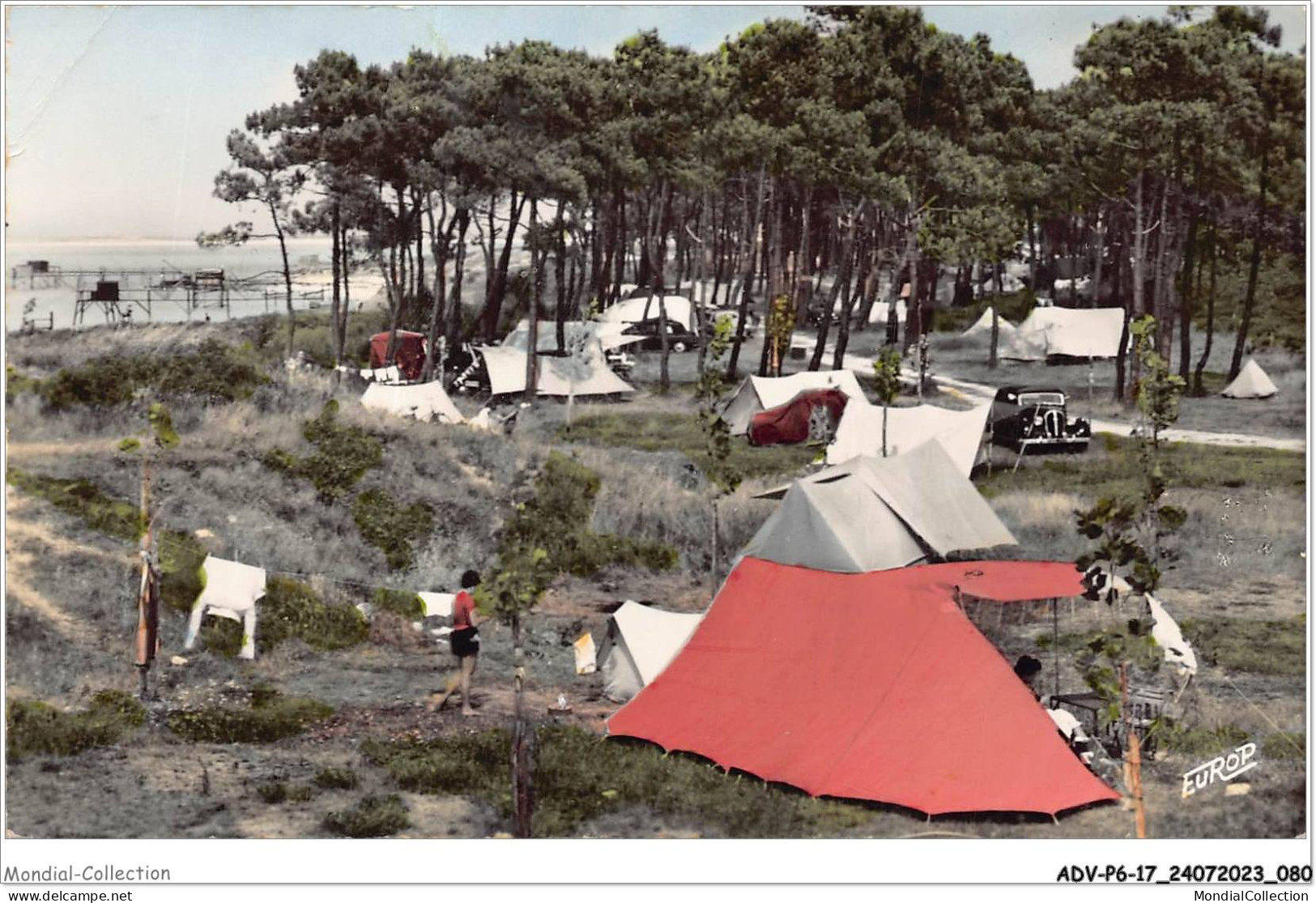 ADVP6-17-0494 - FOURAS - CH-MME - Le Camping De Cadoret Et La Mer  - Fouras-les-Bains