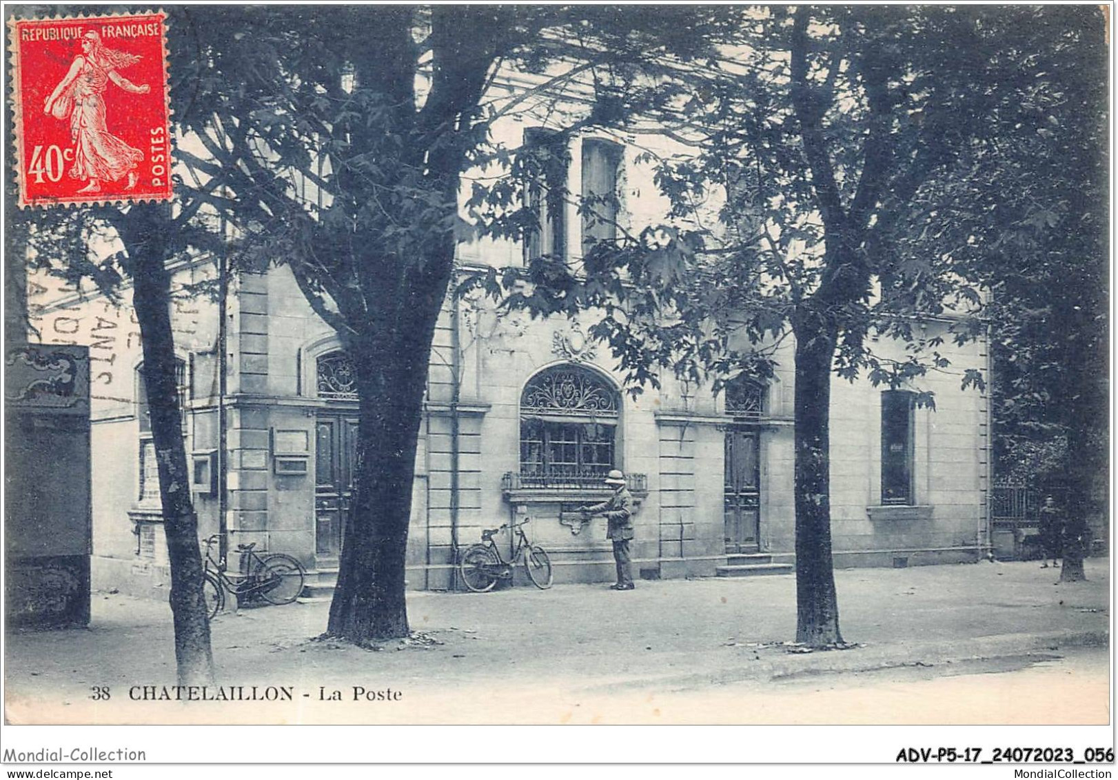 ADVP5-17-0392 - CHATELAILLON - La Poste  - Châtelaillon-Plage